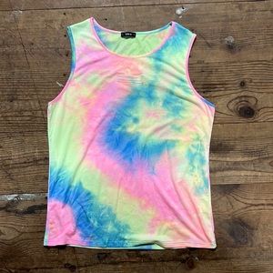 Mens soft tie dye tank. Size large.